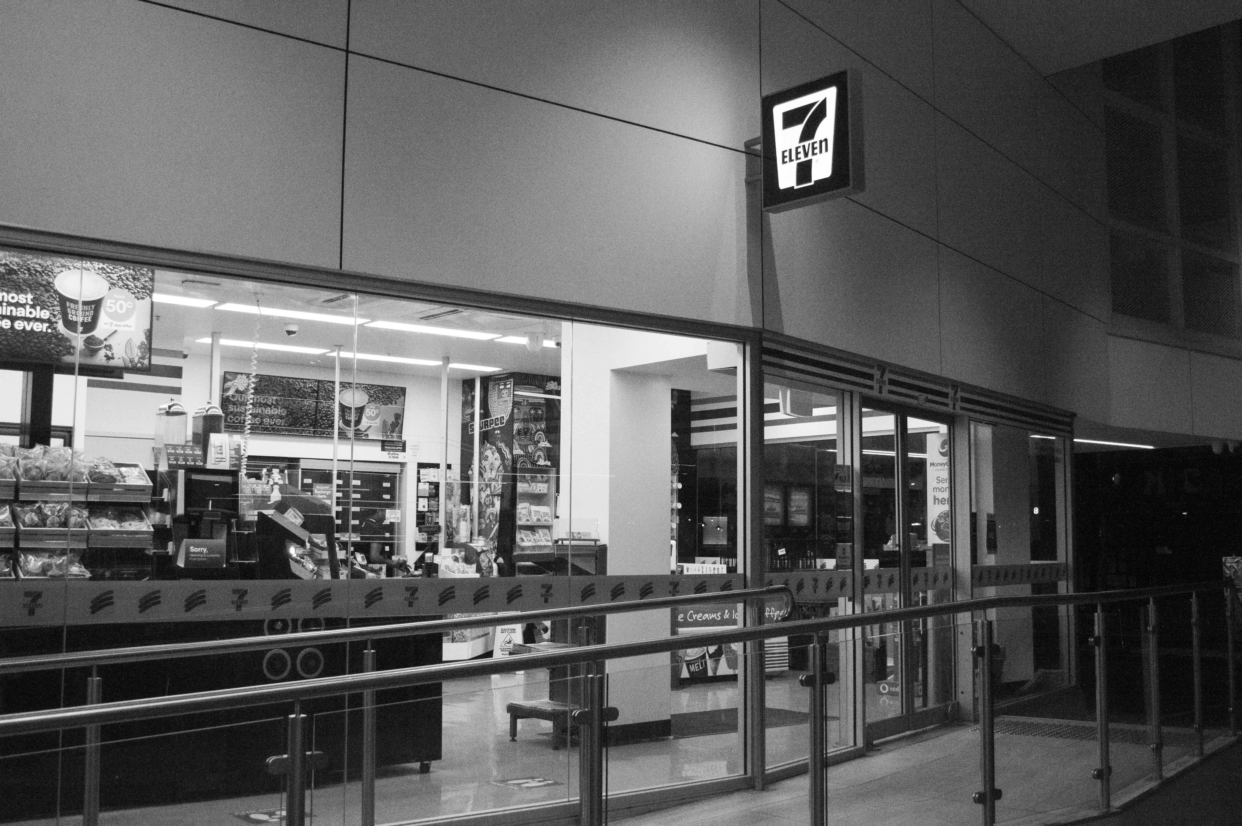 A 7/11 at Fortitude Valley Train Station
